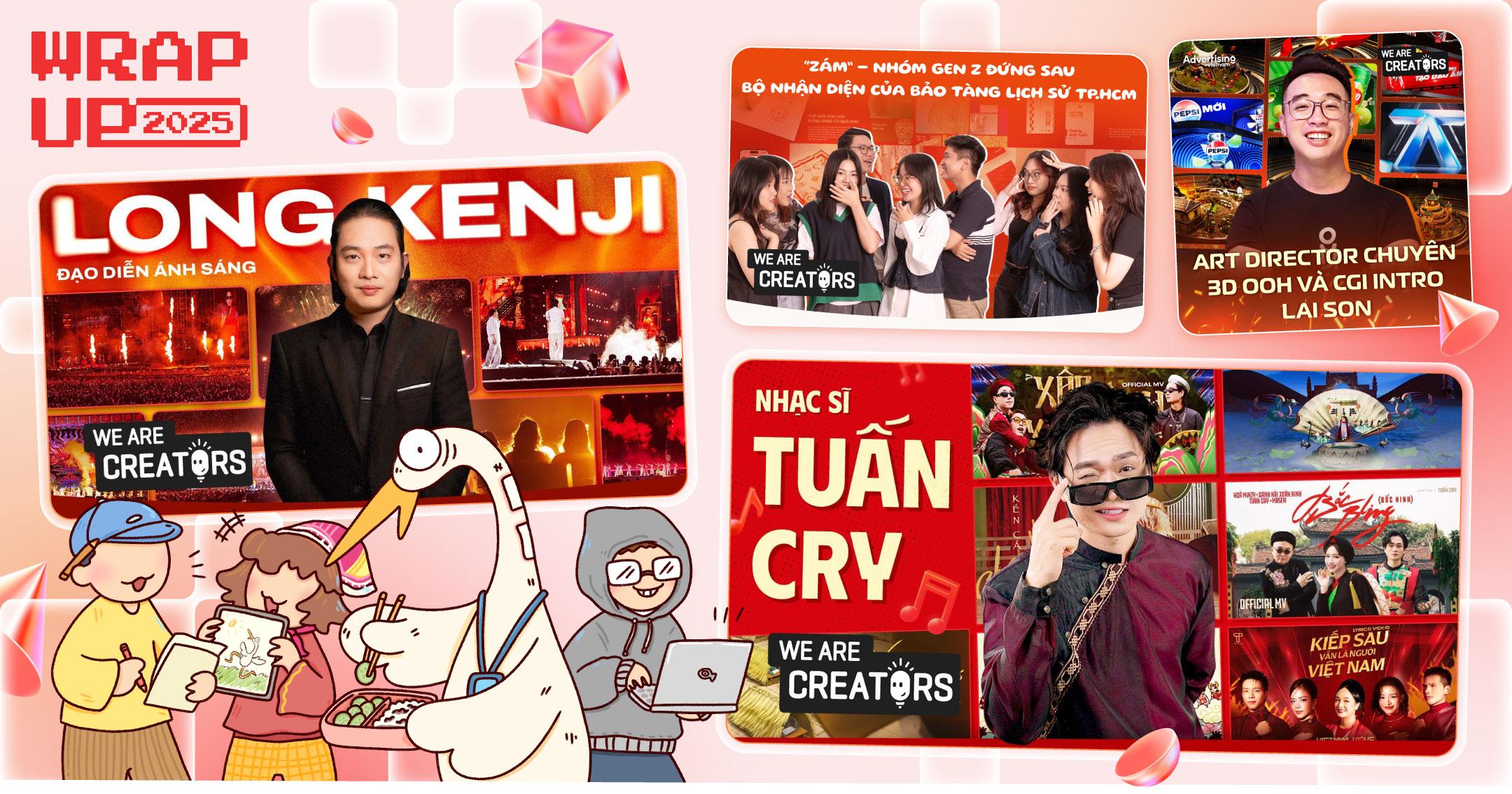 Những gương mặt nổi bật trong đa lĩnh vực sáng tạo năm 2025: Art Director Lai Son, Nhạc sĩ Tuấn Cry, Đạo diễn ánh sáng Long Kenji và loạt thế hệ nhà sáng tạo đang mở rộng biên giới của thị giác, âm thanh và trải nghiệm nghệ thuật
