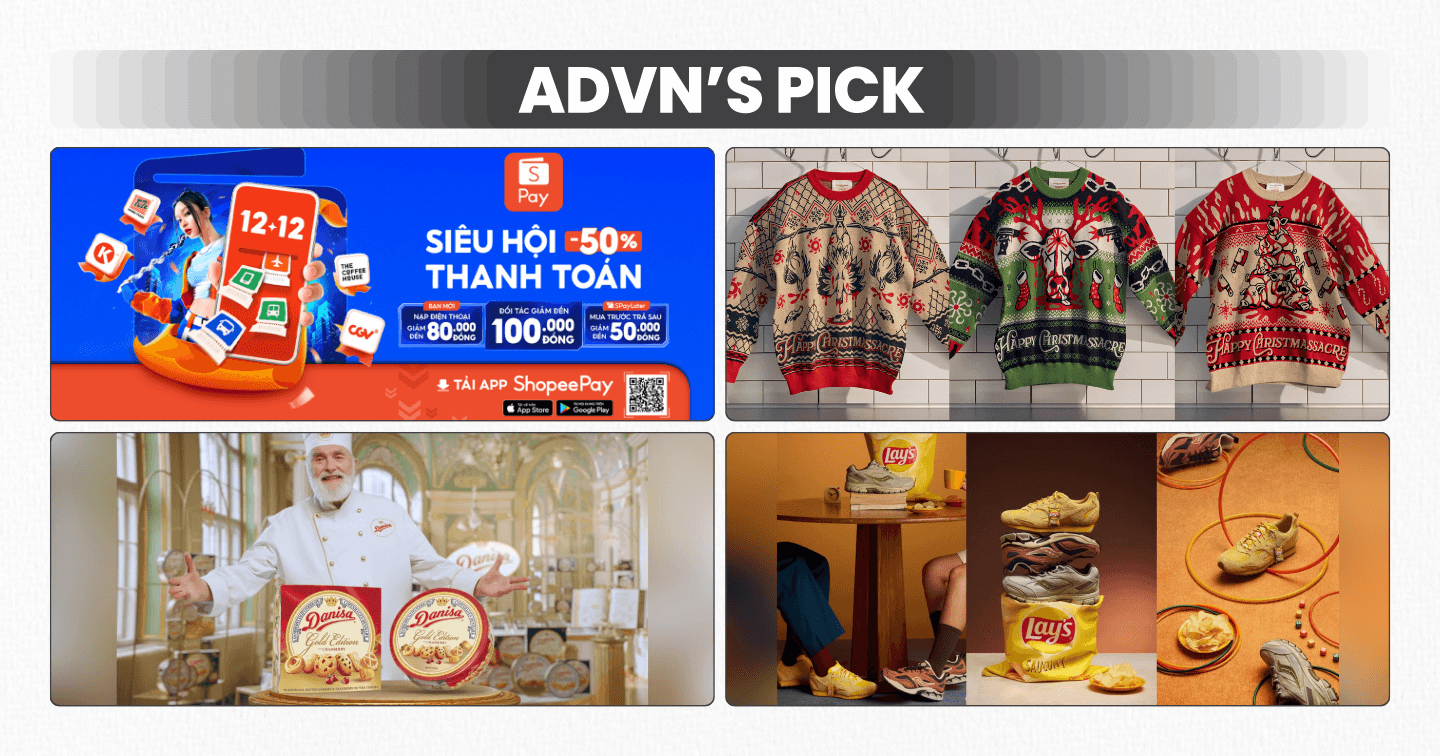4 chiến dịch nổi bật tuần qua: ShopeePay khởi động SIÊU HỘI THANH TOÁN GIẢM 50% 12.12 với các ưu đãi phủ trọn nhu cầu cuối năm; PETA khắc hoạ sự đau đớn của động vật sau những bữa tiệc cuối năm  
