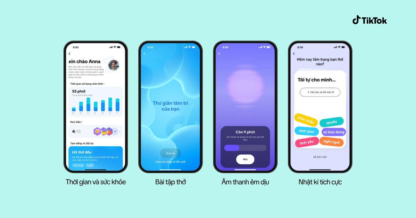 TikTok giới thiệu trải nghiệm mới giúp người dùng thư giãn, tái cân bằng và nạp năng lượng khi sử dụng ứng dụng