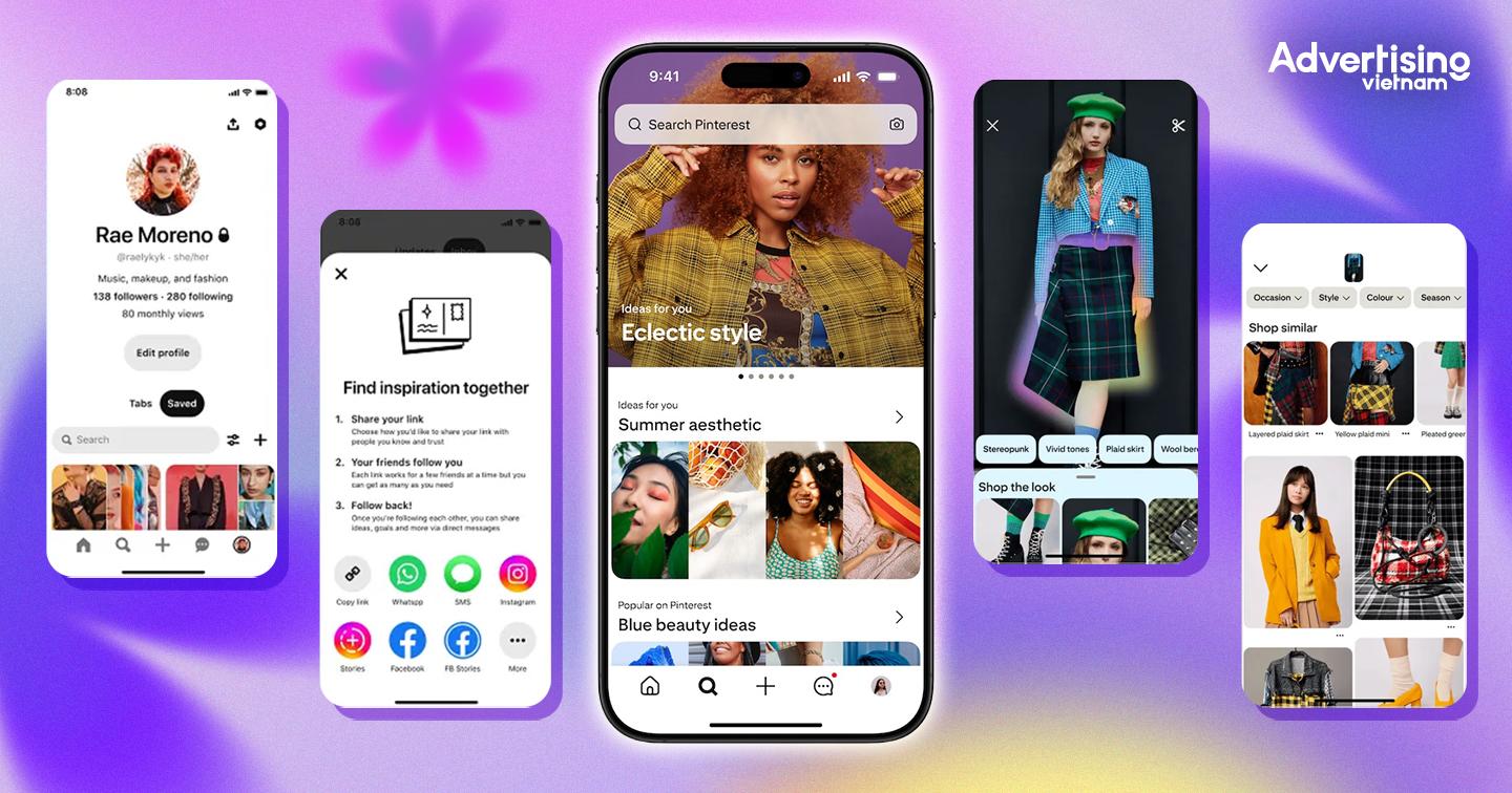 Cách Pinterest trở thành nền tảng “chữa lành” của Gen Z: Ưu tiên quyền riêng tư của người dùng nhỏ tuổi; Khai thác AI như trợ lý gợi ý mua sắm cá nhân hoá 