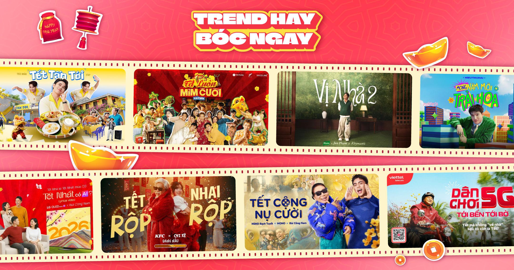 Tết 2026 và cuộc đua làm nhạc của các thương hiệu: Kể câu chuyện đoàn viên trong thời đại kết nối số; Bữa cơm gia đình trở thành điểm dừng cảm xúc giữa nhịp sống vội vã