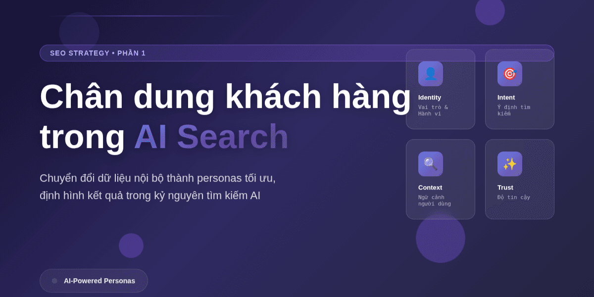 Nghiên cứu Chân dung Khách hàng trong SEO (Phần 1)