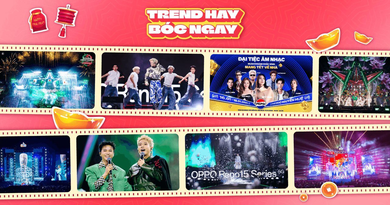Đường đua concert Tết Bính Ngọ 2026 của các thương hiệu: Tiger tiếp tục "giữ lửa" chuỗi concert Tiger Remix, Pepsi cùng 20.000 người hâm mộ khuấy động không khí tết đến xuân về