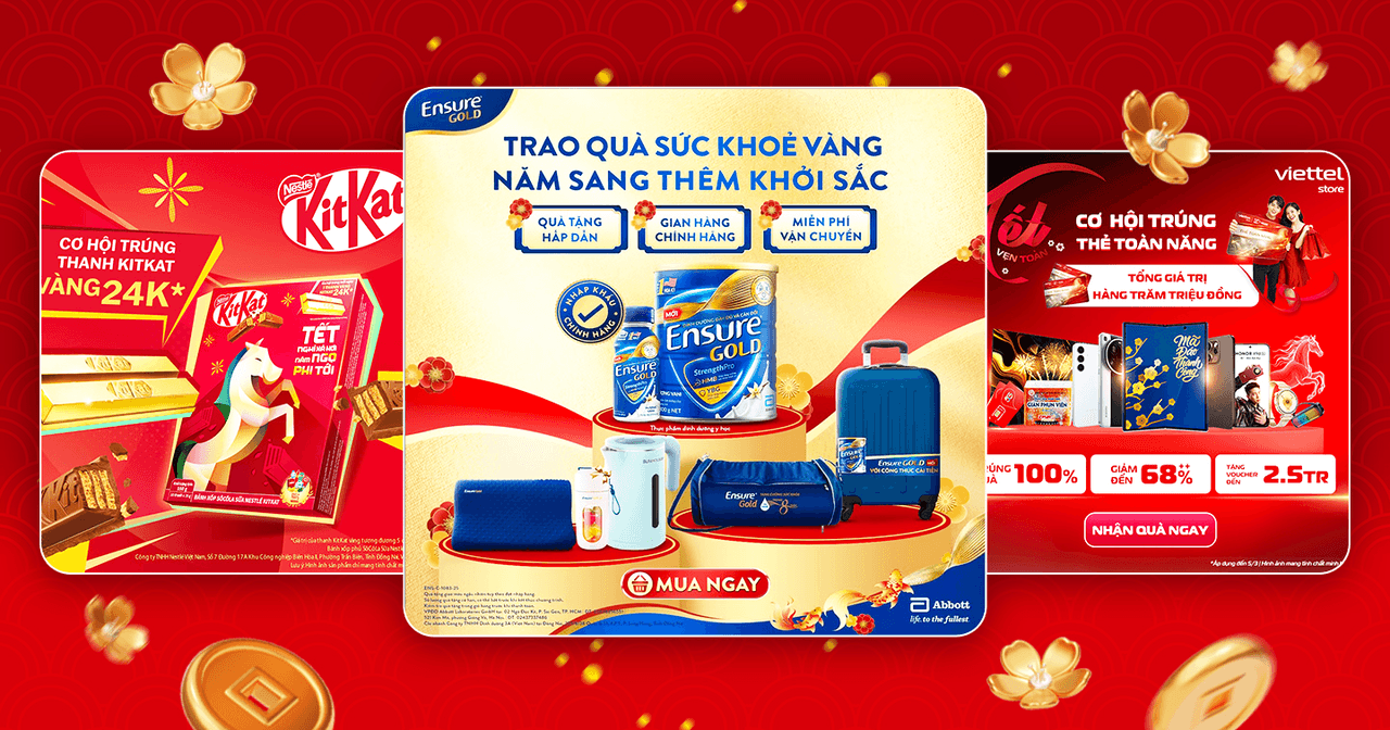 Chương trình trúng thưởng dịp Tết: Công thức quen thuộc nhưng vẫn được các thương hiệu ưu tiên triển khai mỗi mùa cao điểm