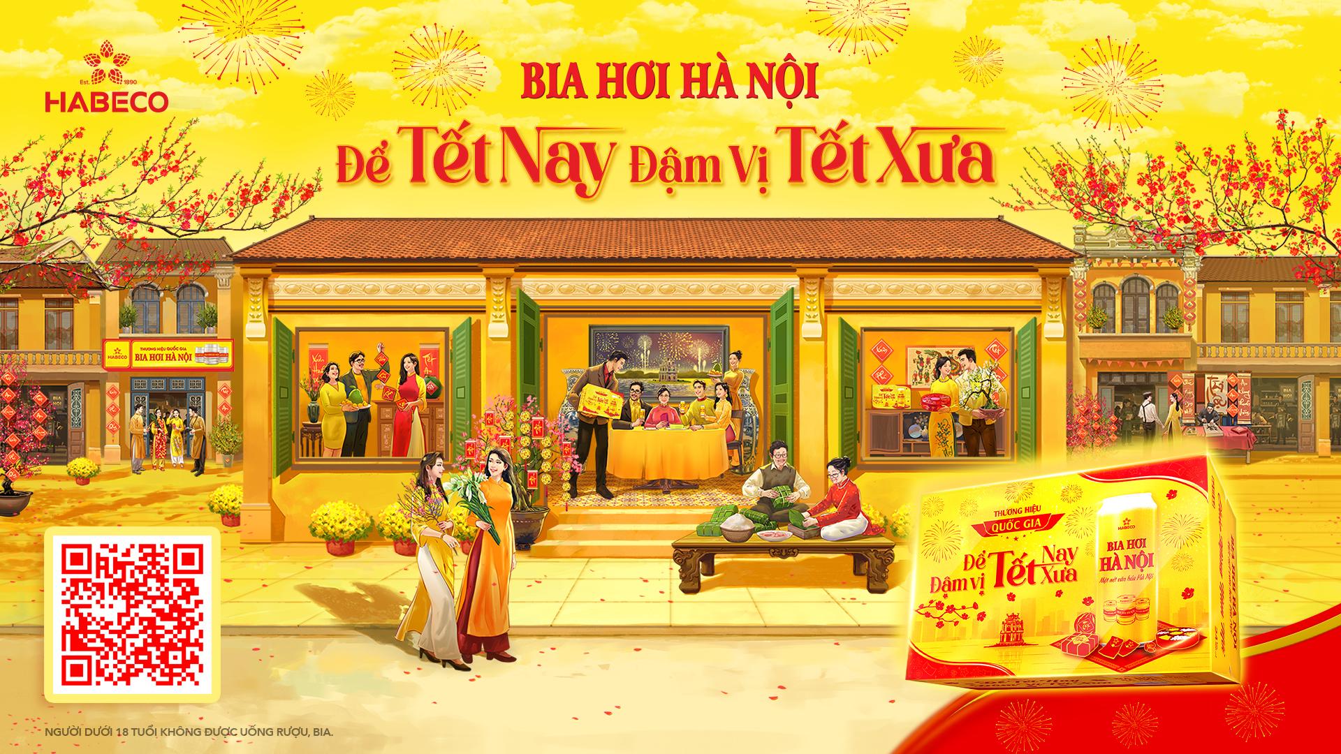 Để Tết Nay Đậm Vị Tết Xưa - Khi Bia Hơi Hà Nội chọn trở thành người kể chuyện văn hoá Tết Việt