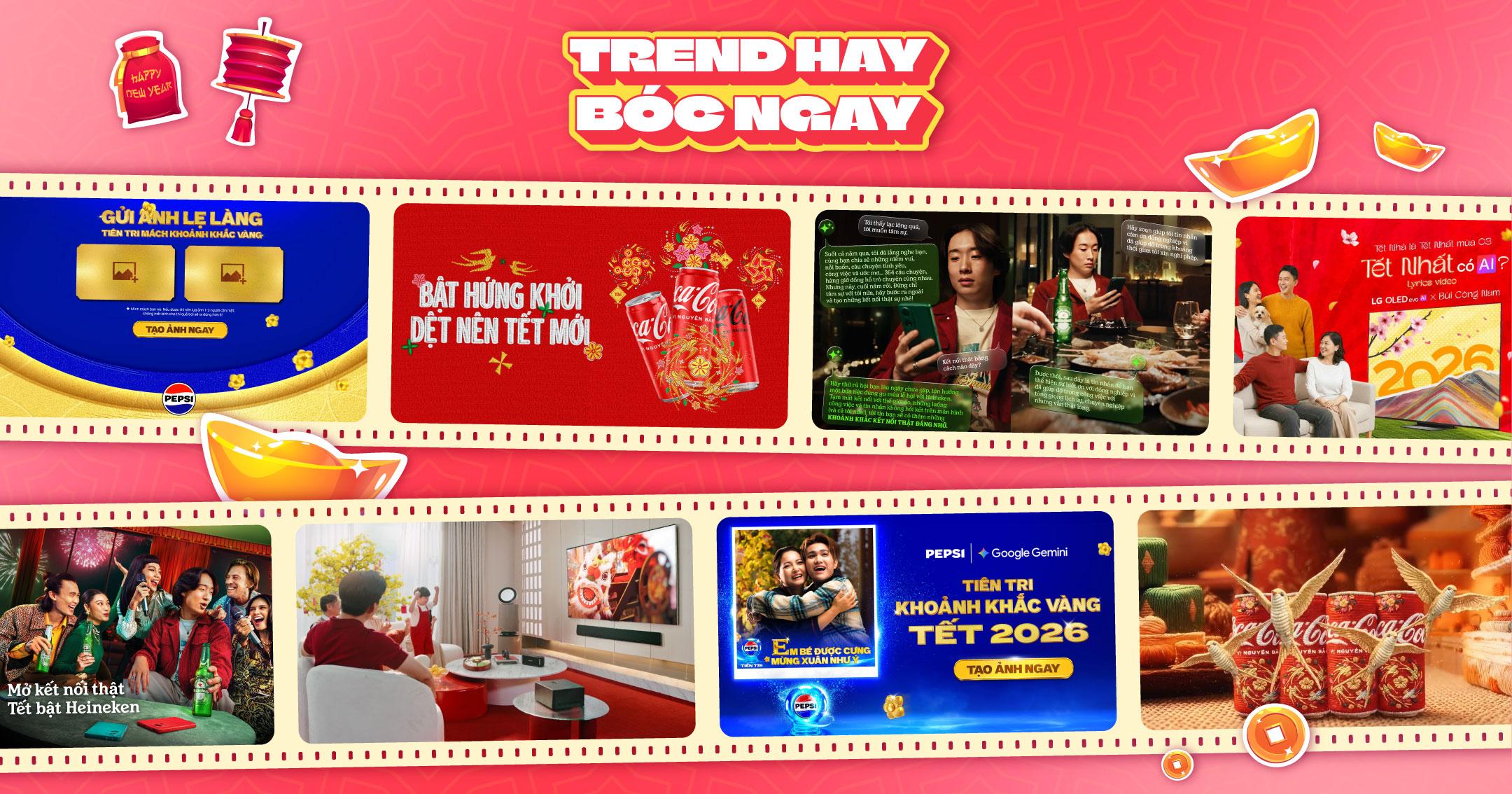 Cách các thương hiệu giao thoa với hiện đại trong dịp Tết 2026: Khi AI trở thành chất liệu kể chuyện