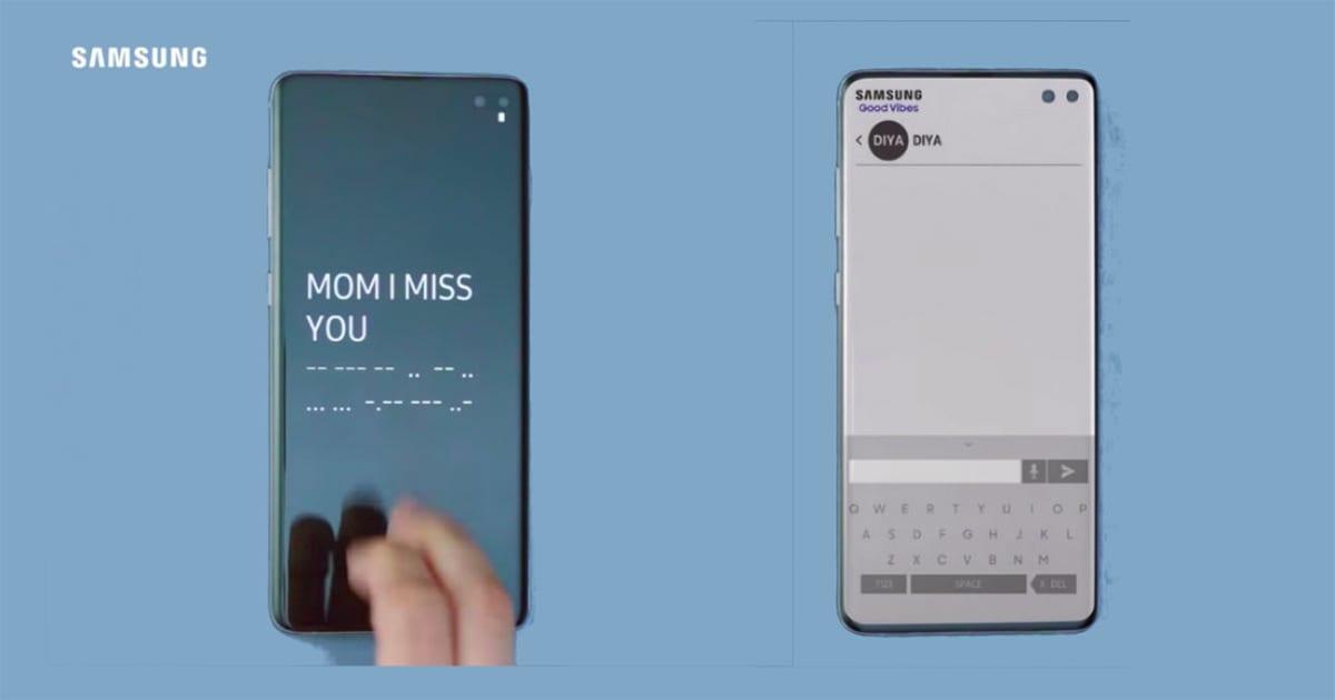 Samsung Ấn Độ tung phim ngắn giới thiệu ứng dụng mới dành cho người khiếm thính, khiếm thị.