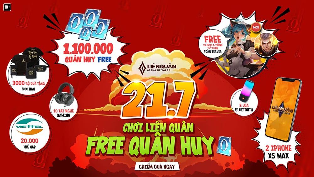 [Case Study] Khám phá chiến dịch top 1 BXH Buzzmetrics - "21/7 Chơi Liên Quân – Free Quân Huy”