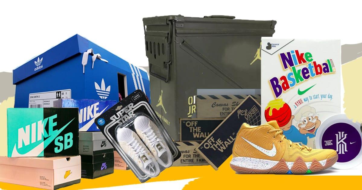 PR thương hiệu bằng thiết kế hộp giày sneaker siêu chất