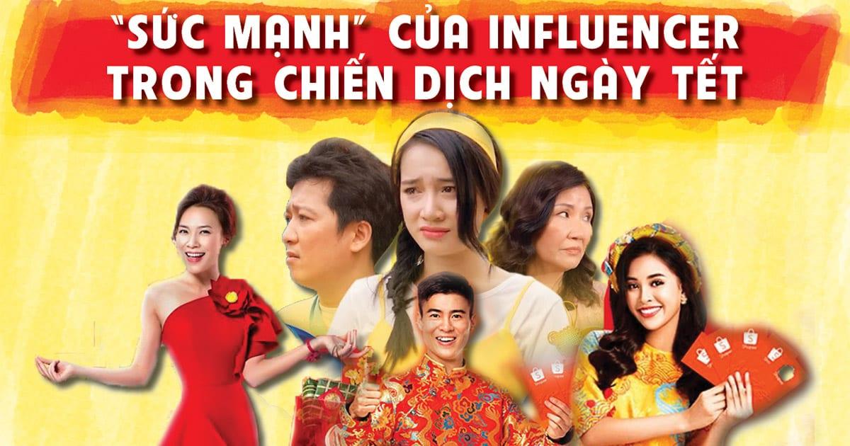 “Sức mạnh” của influencer trong ngành Thương mại Điện tử tết 2019