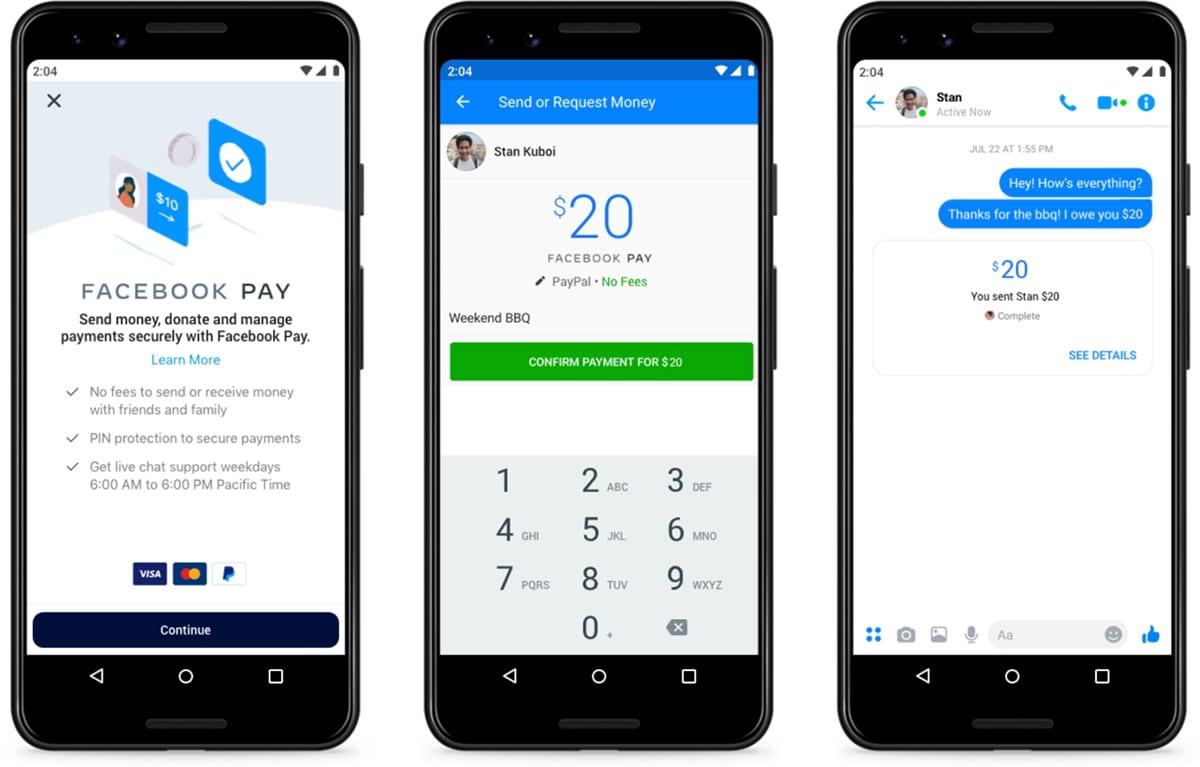Facebook ra mắt Facebook Pay, cho thanh toán trên Messenger, WhatsApp và Instagram
