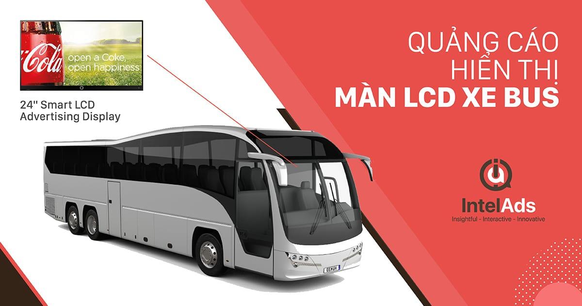 Ưu thế khác biệt của lĩnh vực mới nổi: quảng cáo LCD trên xe buýt