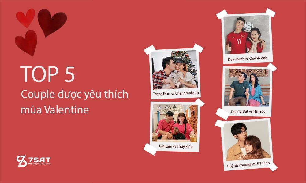 Bỏ bùa yêu khách hàng mùa Valentine với 5 couple đang được yêu thích
