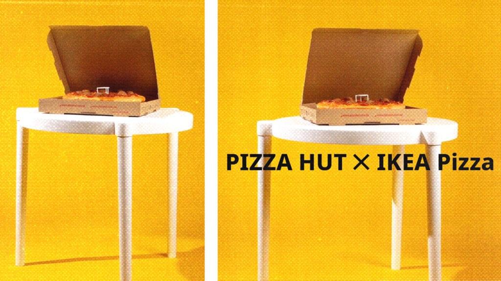 Pizza Hut kết hợp Ikea: Đưa bánh pizza vào cửa hàng nội thất