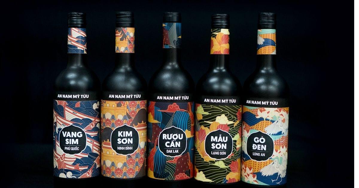 An Nam Mỹ Tửu - Thiết kế bao bì độc đáo cho thức quà Việt