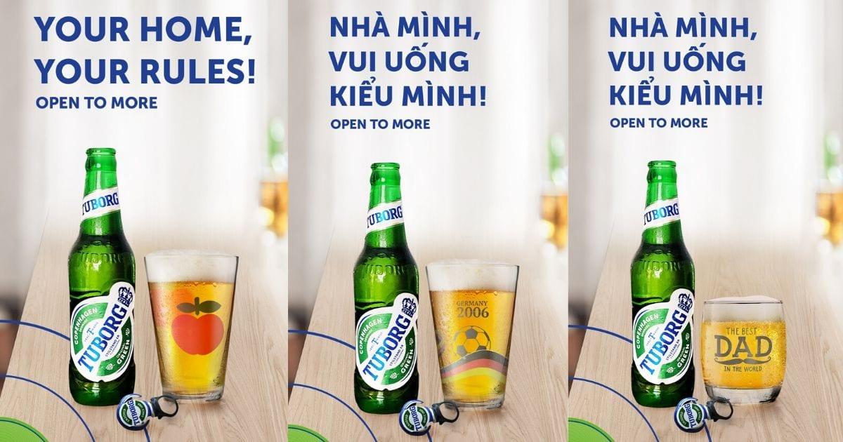 Tuborg khuyến khích mọi người ở nhà với chuỗi quảng cáo “Nhà mình, vui uống kiểu mình”