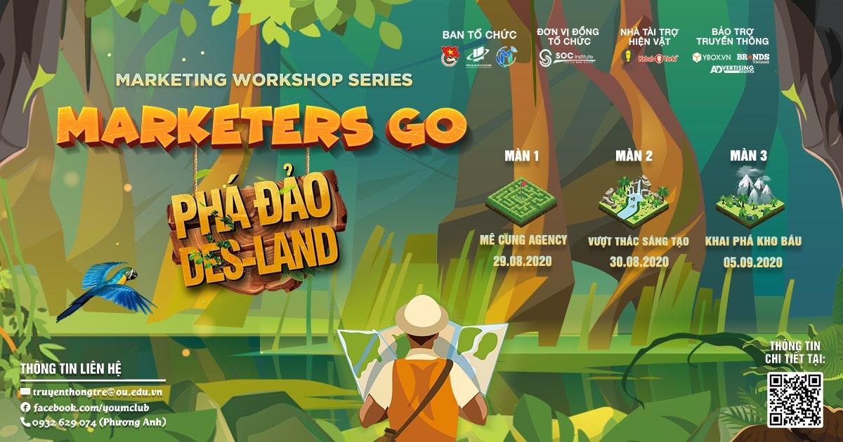 [TCBC] Cơ hội cho Marketer bước chân vào vùng đất thiết kế tại workshop “Marketers Go - Phá Đảo Des-Land”