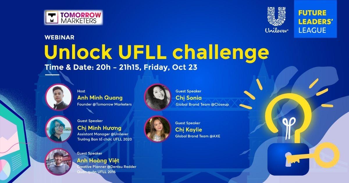 Tomorrow Marketers phối hợp cùng Unilever tổ chức Webinar “Unlock UFLL Challenge 2020”