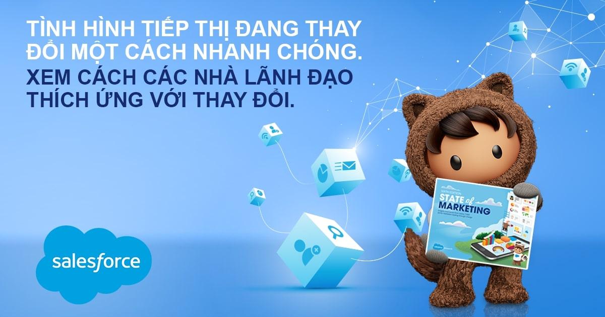 Thông tin chuyên sâu trong Báo cáo tình hình tiếp thị số 6 của Salesforce giúp định hướng thay đổi