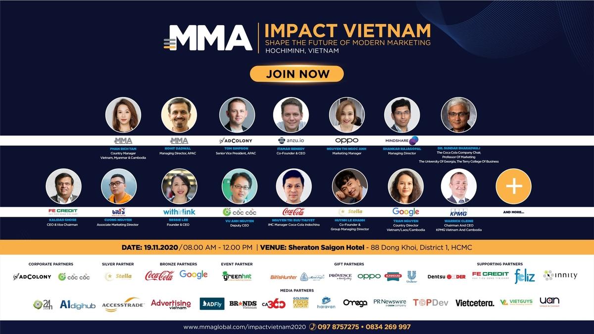 MMA Impact Việt Nam 2020 - Nơi các chuyên gia Mobile Marketing chia sẻ những bài học đắt giá