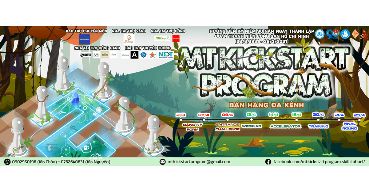 Cuộc thi: MT KICKSTART PROGRAM - Đón đầu xu hướng kinh doanh mới trong doanh nghiệp cùng "OMNICHANNEL"