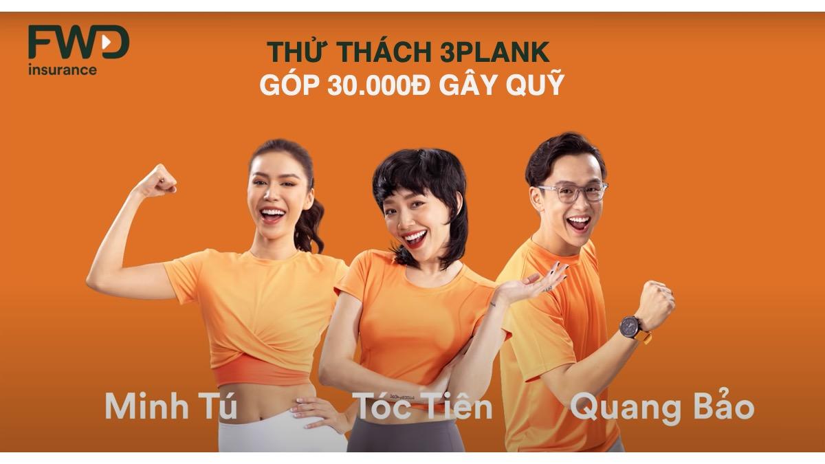 FWD Việt Nam khởi động “Thử thách 3Plank” nhằm gây quỹ ủng hộ bệnh nhân mắc bệnh hiểm nghèo