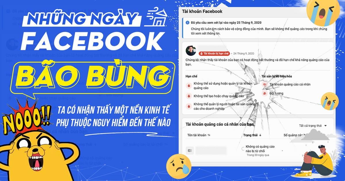 Những ngày Facebook BÃO BÙNG, ta có nhận thấy một nền kinh tế phụ thuộc nguy hiểm đến thế nào