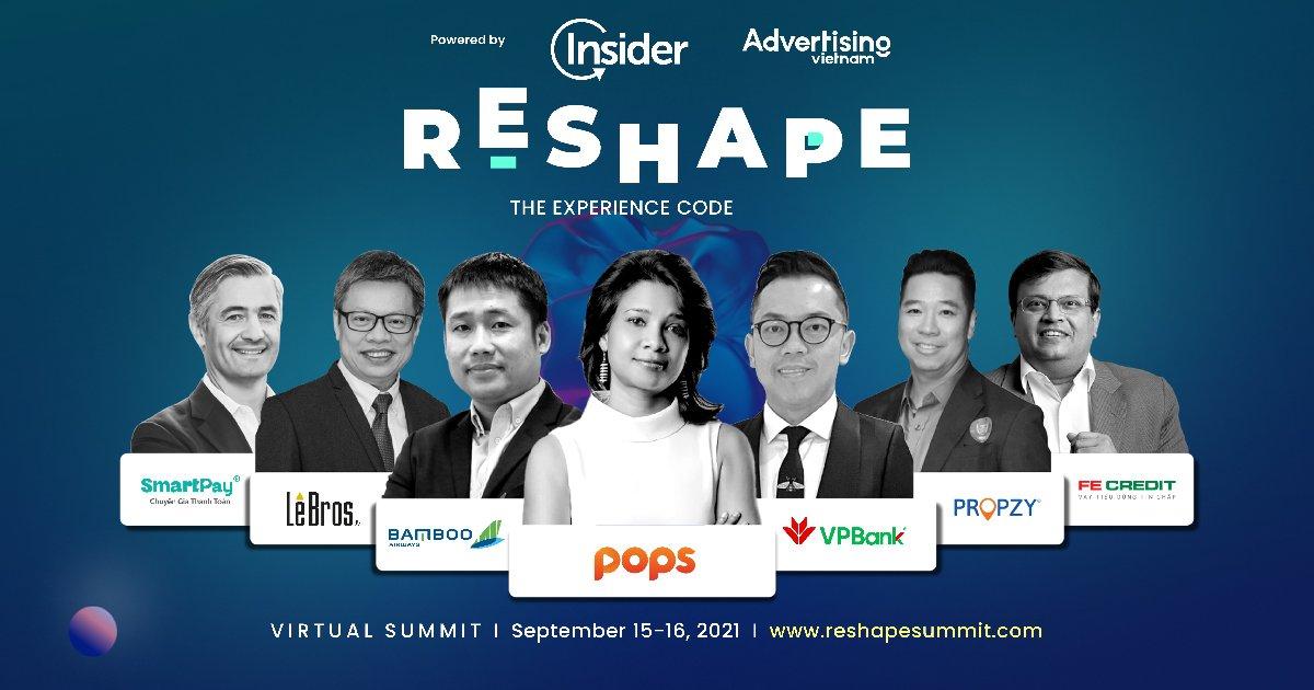 Tham dự sự kiện RESHAPE 2021: Lắng nghe các nhà lãnh đạo tài năng trên thế giới chia sẻ câu chuyện phát triển doanh nghiệp
