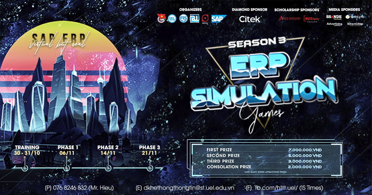 Phát động cuộc thi "Thử thách cùng ERP Simulation Games" mùa III với chủ đề "Virtual but real!"