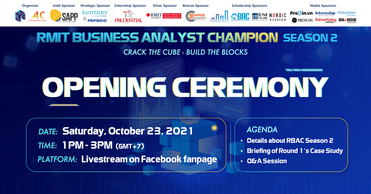 Lễ Khai Mạc Cuộc Thi RMIT Business Analyst Champion Mùa 2