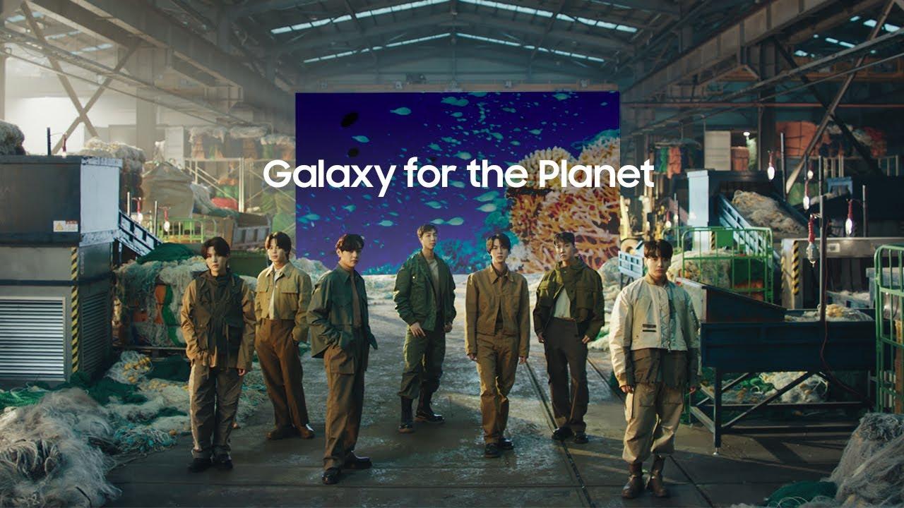 Samsung và BTS bắt tay ngăn chặn khủng hoảng rác thải đại dương