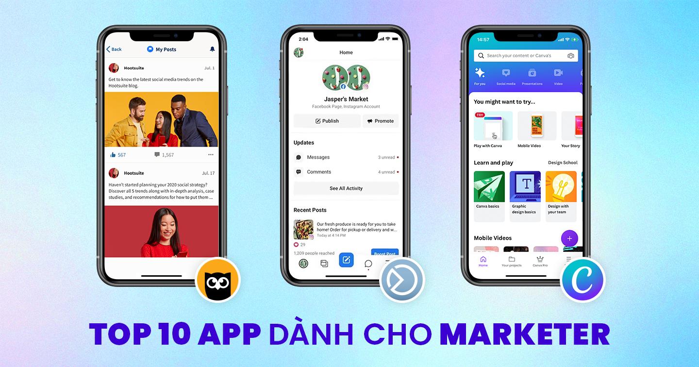 Top 10 ứng dụng phải có trong điện thoại của mọi marketer theo gợi ý từ Apple