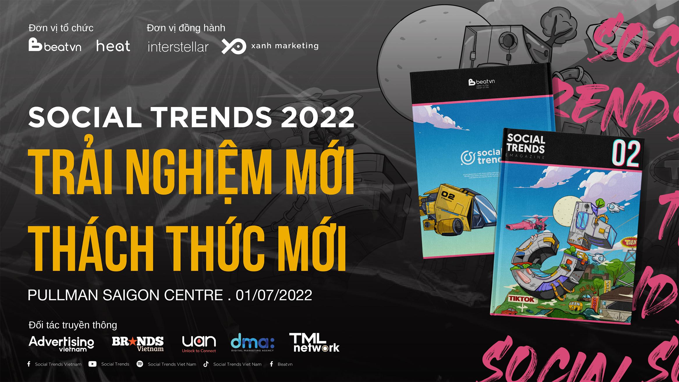 Beat Network và Heat Creative đồng tổ chức sự kiện "Social Trends 2022: Trải nghiệm mới, thách thức mới"