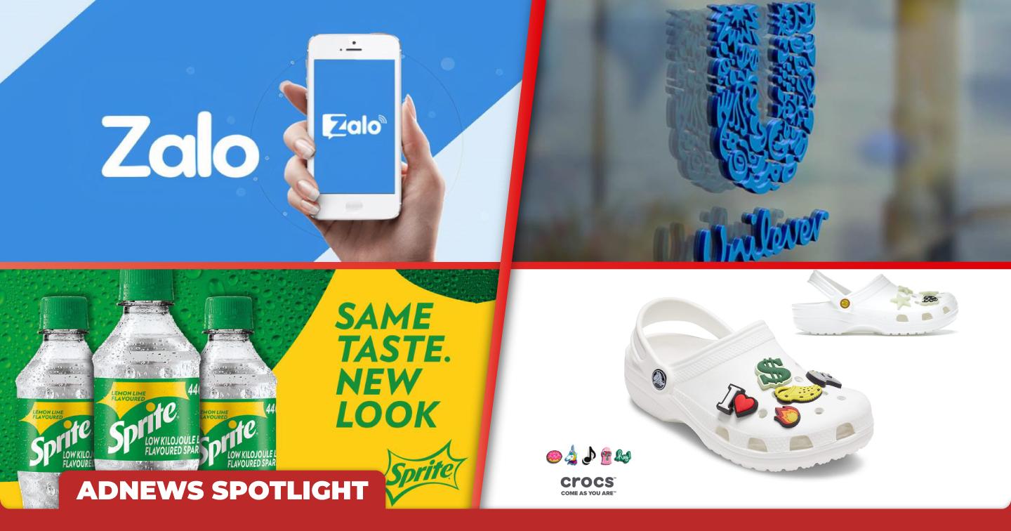Spotlight #24: Zalo thu phí từ ngày 1/8/2022, Sprite chuyển từ chai nhựa xanh lá cây biểu tượng thành chai nhựa không màu để bảo vệ môi trường