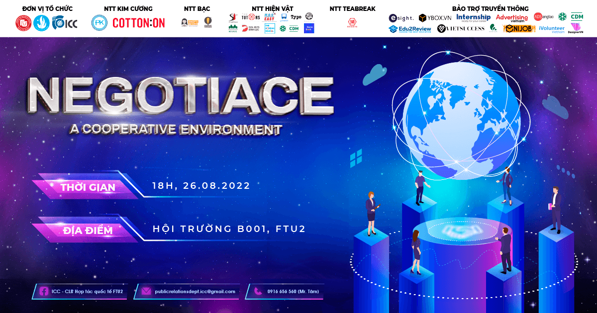 Workshop "NegotiACE: A Cooperative Environment" chính thức mở đơn đăng ký