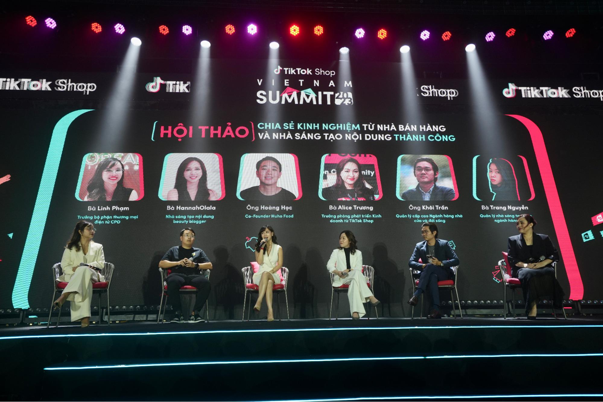 TikTok Shop Vietnam Summit điểm lại kết quả tăng trưởng của TikTok Shop và xu hướng phát triển ngành thương mại điện tử năm 2023