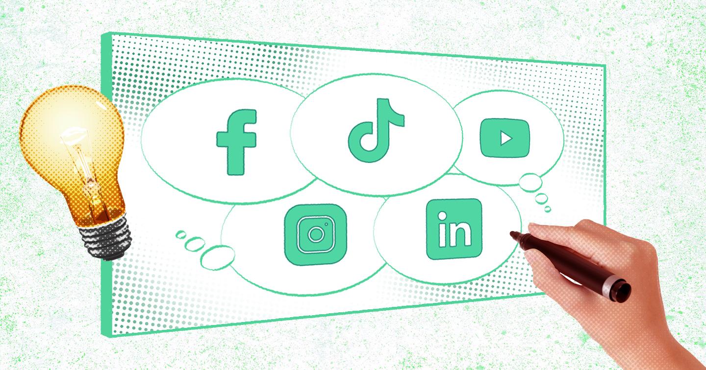 Tìm kiếm ý tưởng cho chiến lược marketing trên 5 mạng xã hội phổ biến nhất 2023: Tận dụng hashtag, tham khảo TikTok Creative Center, Meta Business Suite