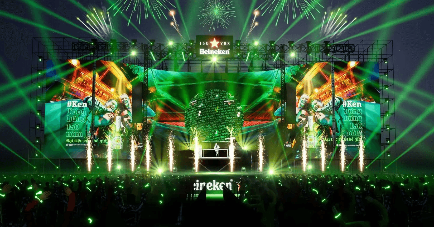 Kỷ niệm 150 năm thương hiệu HEINEKEN có mặt trên toàn thế giới