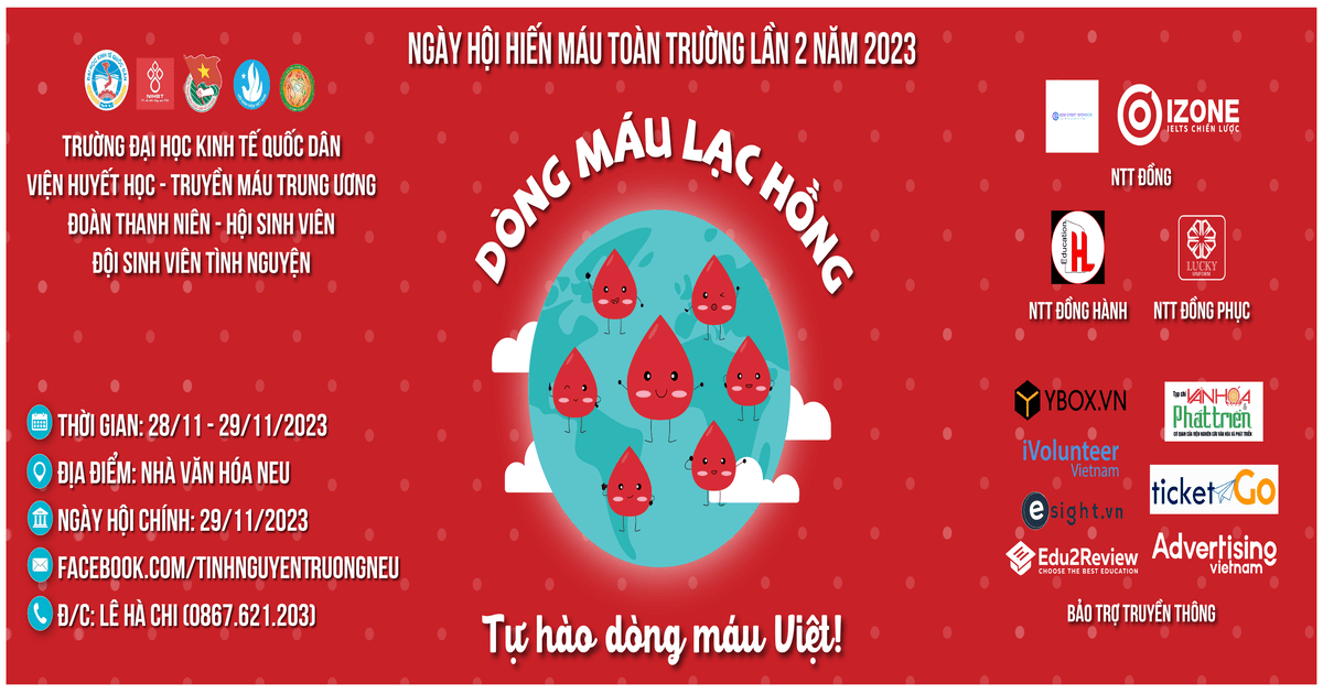 Dòng Máu Lạc Hồng lần 2 năm 2023: Một giọt máu trao đi, Một cuộc đời ở lại