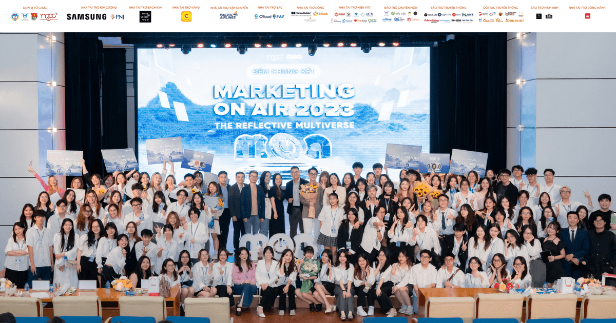 Nhìn lại đêm chung kết bùng nổ của cuộc thi Marketing On Air 2023