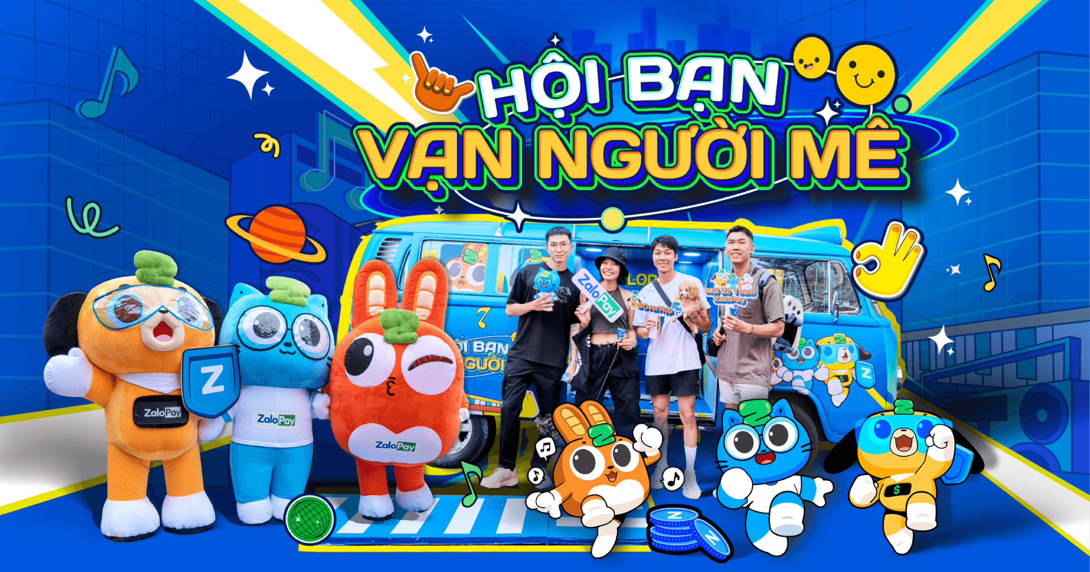 Hội Bạn Vạn Người Mê "Toro & Buddies": Chiến dịch ra mắt mascot ấn tượng trong năm 2023 của ZaloPay