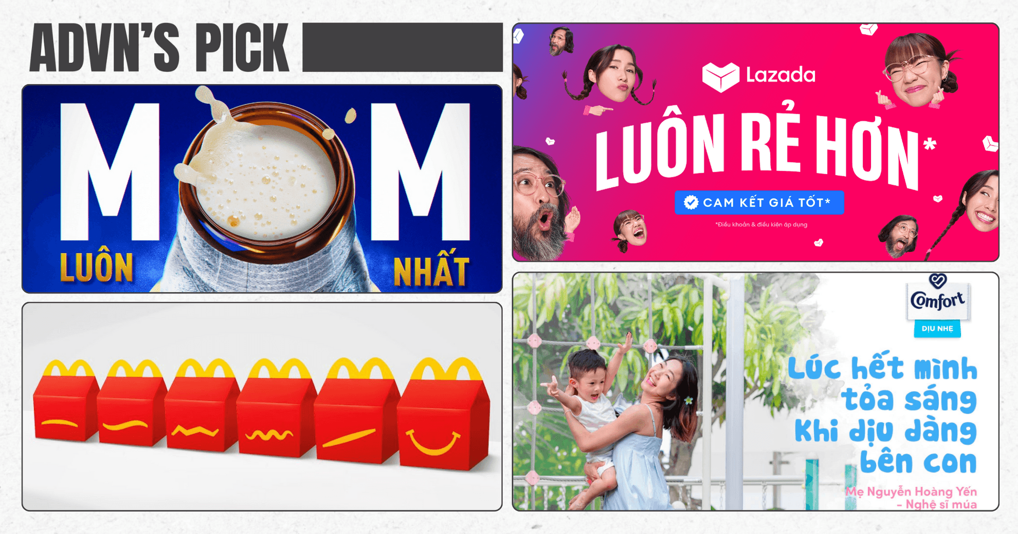 4 chiến dịch nổi bật tuần qua: Lazada chú trọng đến nỗi lo của khách hàng với chiến dịch “Luôn rẻ hơn với Lazada", Comfort Dịu Nhẹ tri ân Ngày Của Mẹ bằng bộ ảnh đời thường kết hợp với Ở Đâu Cũng Chụp