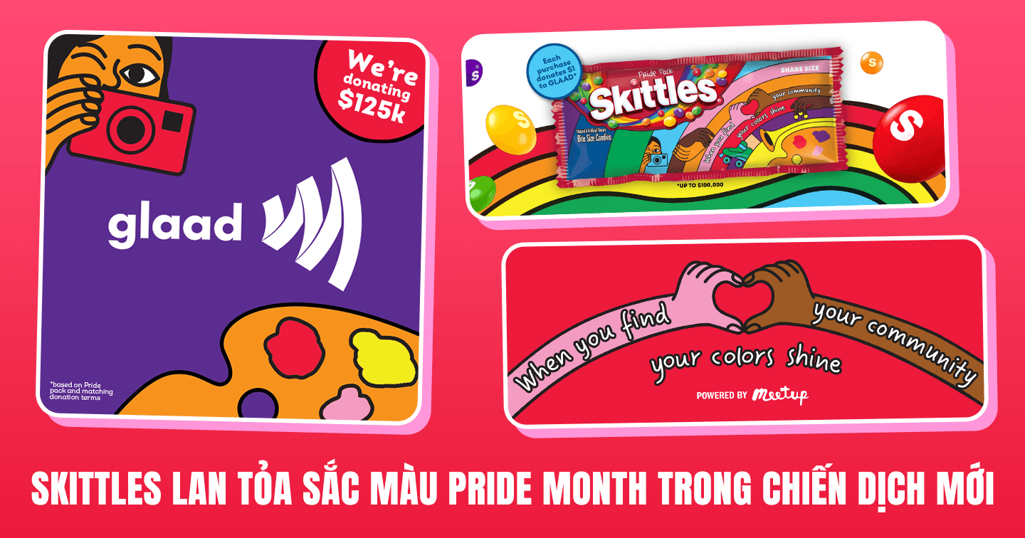 Skittles đồng hành cùng Pride Month 2024: Từ thiết kế bao bì phiên bản giới hạn đến hoạt động lan tỏa thông điệp bình đẳng cho cộng đồng LGBTQ+