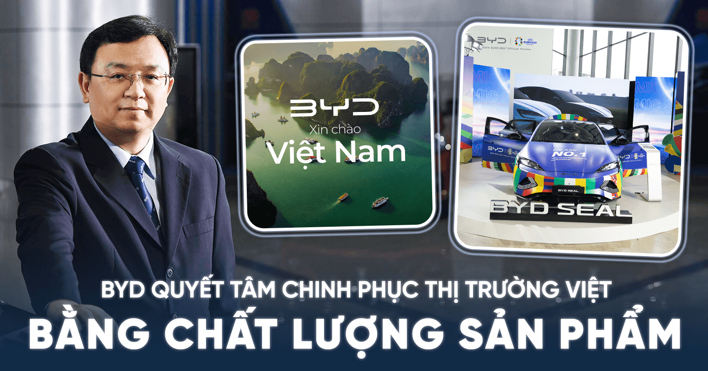 BYD gia nhập thị trường xe điện Việt Nam: Ra mắt và mở bán 3 mẫu xe mới, tập trung phát triển sản phẩm thay vì đặt nặng doanh thu