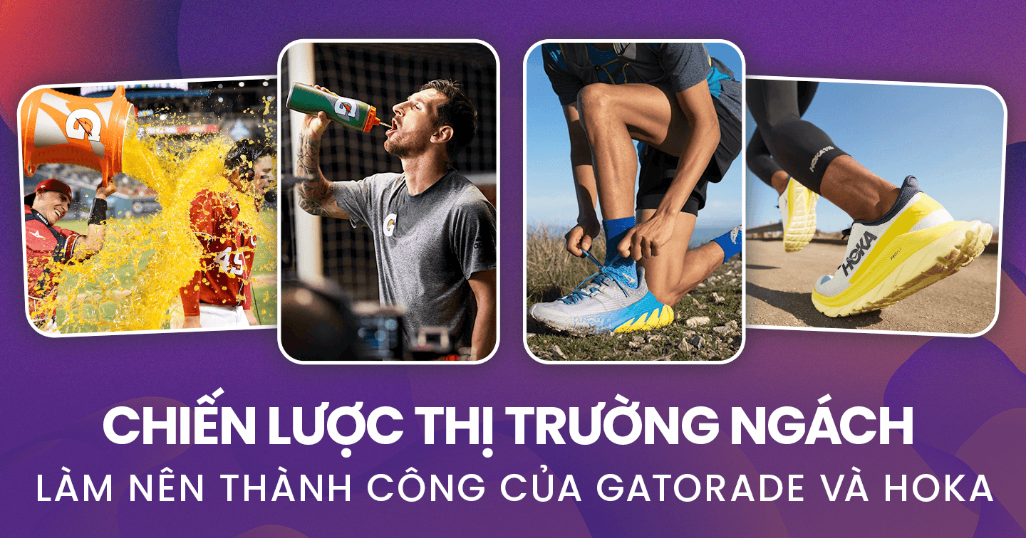 Chiến lược tập trung vào sản phẩm ngách làm nên thành công ‘không tưởng’: Gatorade nắm giữ 75% thị phần đồ uống thể thao, doanh thu ròng của thương hiệu giày Hoka đạt 1,346 tỷ USD