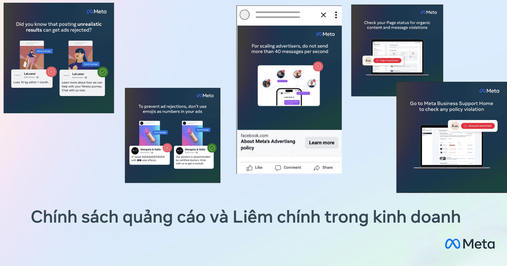 Thúc đẩy tăng trưởng và kết nối khách hàng trong môi trường quảng cáo an toàn và minh bạch trên các nền tảng của Meta