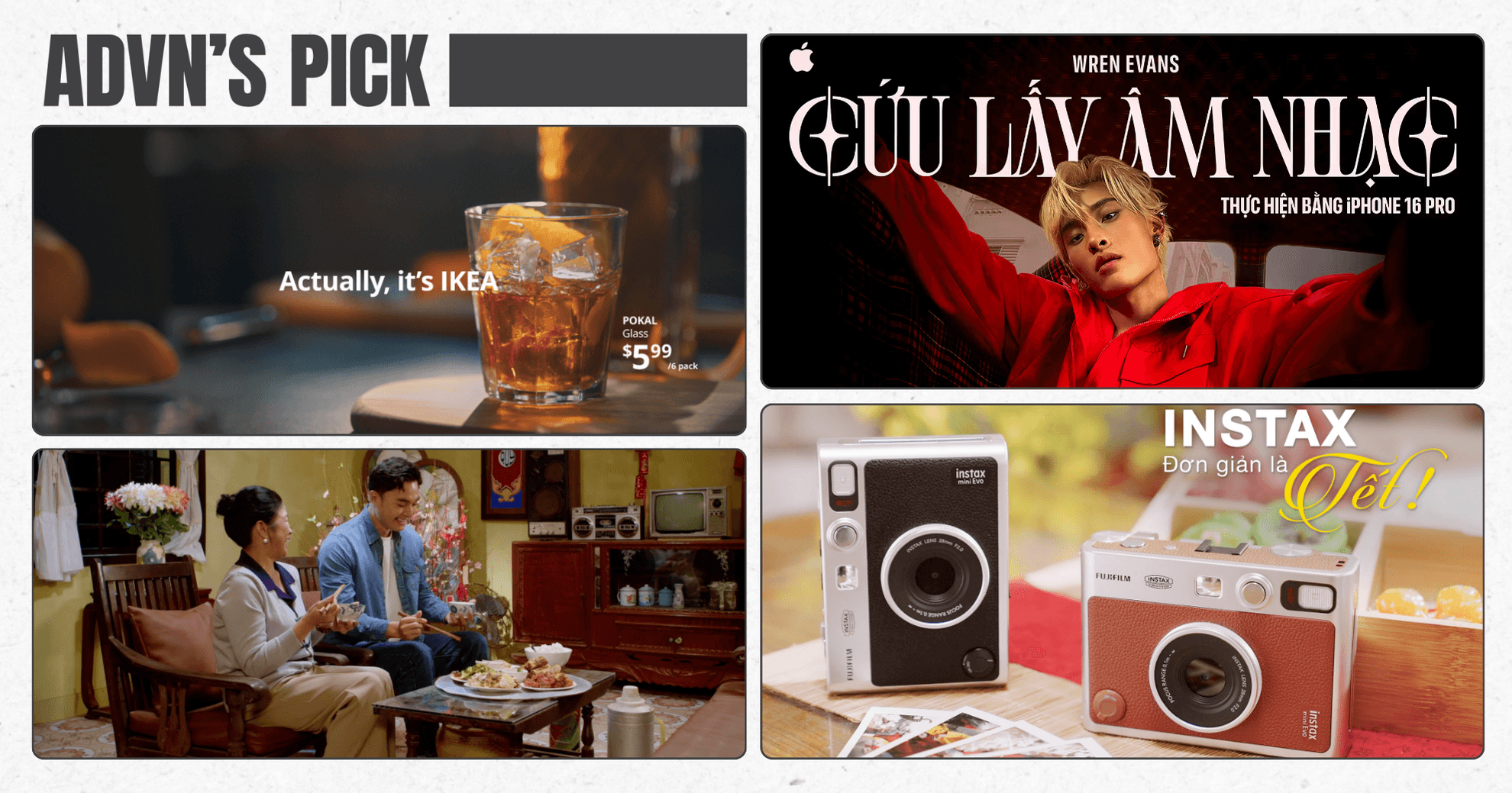 4 chiến dịch nổi bật tuần qua: Apple hợp tác với nam ca sĩ Gen Z Wren Evans trong chiến dịch Shot on iPhone, VinaPhone mang đến câu chuyện cảm động về gia đình trong dịp Tết