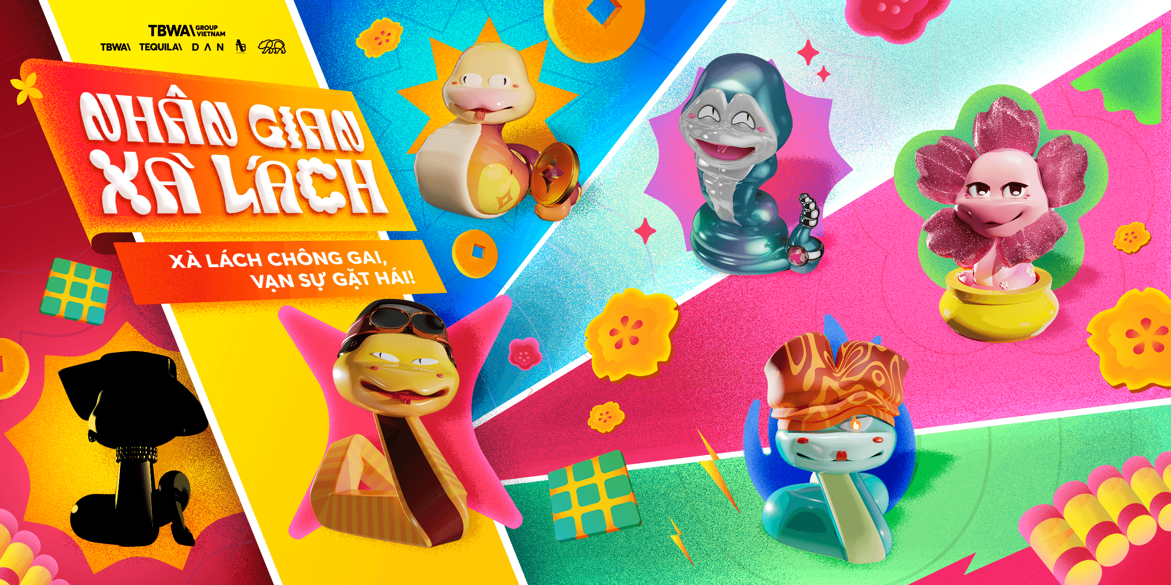 Hết làm Pitch, tới làm Toy! TBWA Việt Nam ra mắt Blindbox chúc Tết độc lạ, giải oan cho loài xà