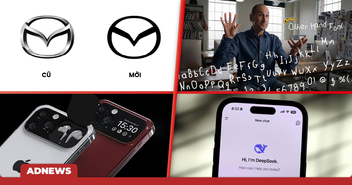 Điểm tin tuần: Mazda đổi logo sau 28 năm; Sự trỗi dậy của chatbot A.I DeepSeek từ Trung Quốc khiến cộng đồng công nghệ dậy sóng