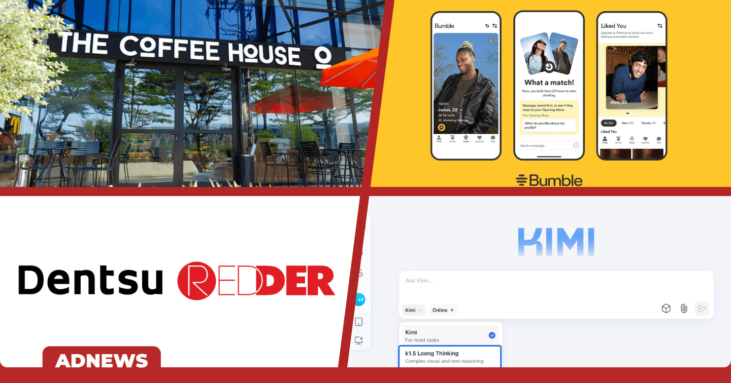 Điểm tin tuần: Golden Gate thâu tóm The Coffee House; Dentsu Redder tiếp tục dẫn đầu bảng xếp hạng agency sáng tạo tại Việt Nam năm 2024